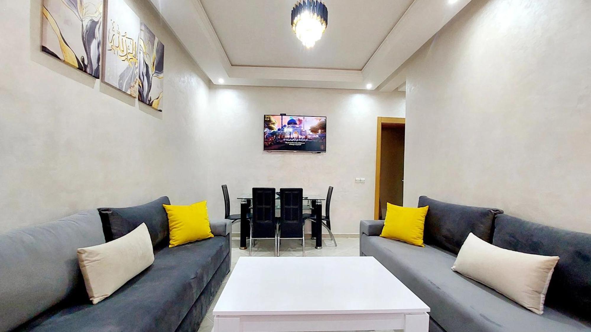 Modern Family Apartment Near Airport مراكش المظهر الخارجي الصورة